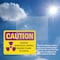 Signmission Radiation & Laser Sign, 10 in H x 14 in W, Plastic, Rectangle OS-2PACK-CR-P-1014-L-10201 - alternate 3